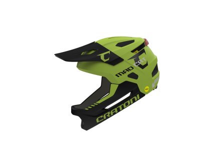 Detská Prilba CRATONI MadCat MIPS Lime/Black Matt/M (49-56cm)