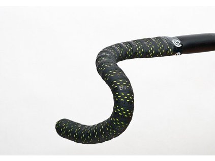 Omotávka BIKERIBBON Drops - čierna/fluo