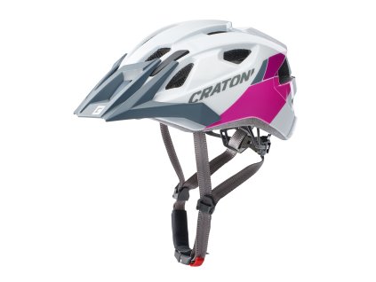 Prilba CRATONI AllRide White/Pink Glossy