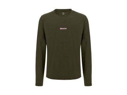 Triko s dlouhým rukávem SANTINI Brand Green