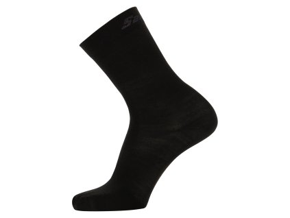 Ponožky SANTINI Wool Socks Black