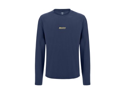 Triko s dlouhým rukávem SANTINI Brand Blue
