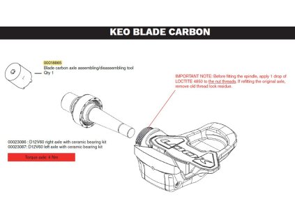 Náradie LOOK Blade carbon tool
