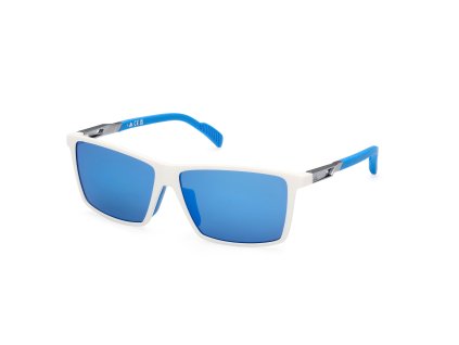 Slnečné okuliare ADIDAS Sport SP0058 - White / Blue Mirror