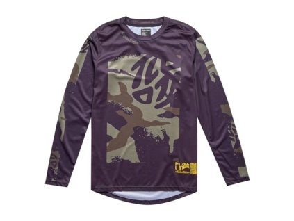 TLD DETSKÝ DRES S DLHÝM RUKÁVOM FLOWLINE CONFINED BLACK XL
