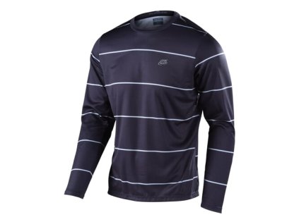 TLD DRES S DLHÝM RUKÁVOM FLOWLINE REVERT BLACK S