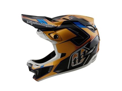 TLD PRILBA D4 COMPOSITE ROYALTY BLACK / GOLD XS