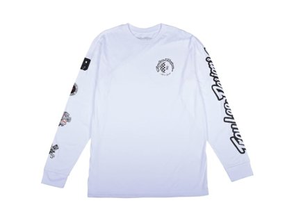 TLD TRIČKO S DLHÝM RUKÁVOM WORLDWIDE WHITE S