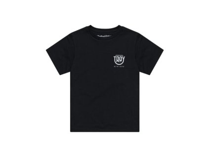 TLD DETSKÉ TRIČKO S KRÁTKYM RUKÁVOM SMILEY BLACK XL