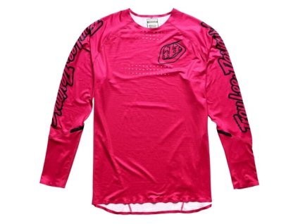 TLD DRES S DLHÝM RUKÁVOM SPRINT ULTRA MONO BERRY M