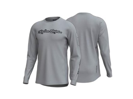 TLD DRES S DLHÝM RUKÁVOM RUCKUS RIDE TEE BURN OUT MIST S