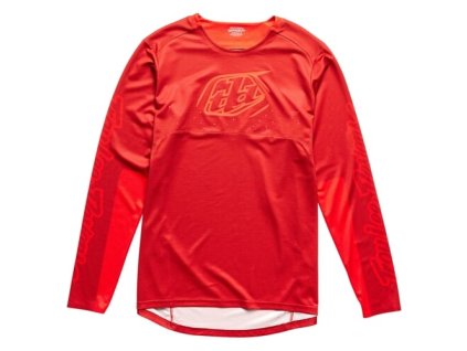 TLD DRES S DLHÝM RUKÁVOM SPRINT ICON FIRE ORANGE S
