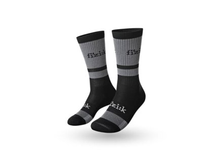 Fizik Off-road Ponožky Sada Sivé/čierne S