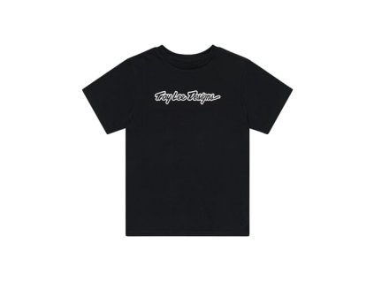 TLD DÁMSKE TRIČKO S KRÁTKYM RUKÁVOM SIGNATURE BLACK S