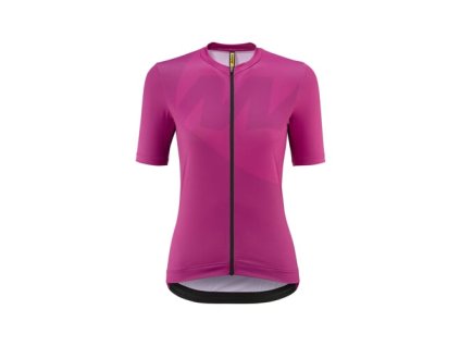 MAVIC DÁMSKY DRES S KRÁTKYM RUKÁVOM ICON GRAPHIC FUCHSIA XS