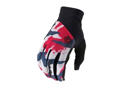 TLD Rukavice FLOWLINE CAMO BERRY Sada