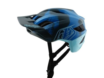 TLD PRILBA FLOWLINE SE BADGE CAMO BLUE MATNÉ