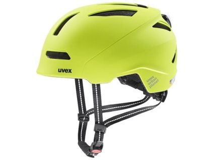 UVEX HELMA URBAN PLANET LED LIME MATT 54-58