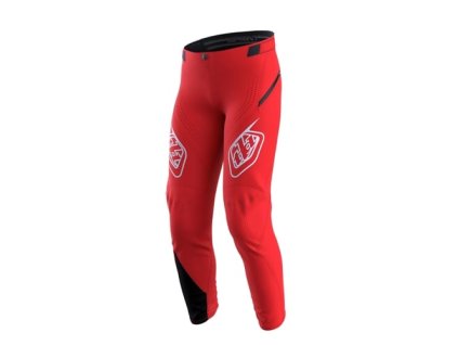 TLD DETSKÉ NOHAVICE SPRINT MONO RED 28
