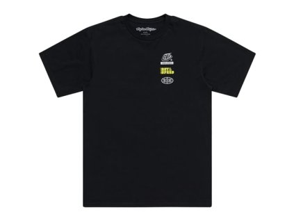 TLD TRIČKO S KRÁTKYM RUKÁVOM OVERLOAD BLACK S