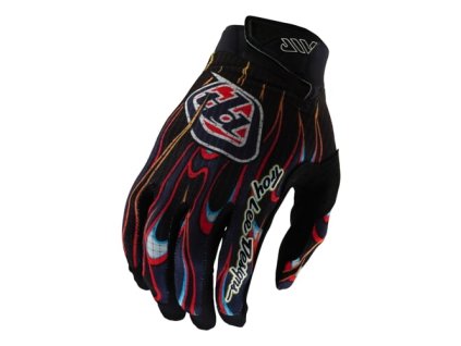 TLD Rukavice AIR TORCHED BLACK / RED Sada