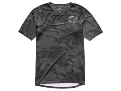 TLD DRES S KRÁTKYM RUKÁVOM SKYLINE SHADOW CAMO CARBON S