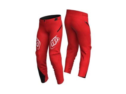 TLD DETSKÉ NOHAVICE ŠPRINT MONO FIERY RED 18
