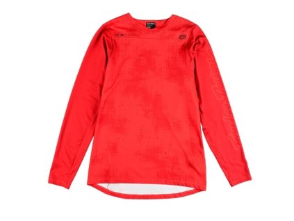 TLD DRES S DLHÝM RUKÁVOM SKYLINE CHILL SCATTERED FIRE ORANGE S