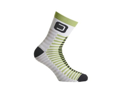 DOTOUT Ponožky Sticky Bielo-zelené - Stojan 3 páčky L/XL