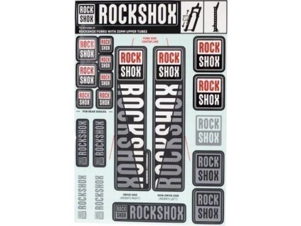 SADA NÁLEPIEK ROCKSHOX 35MM DC BIELA