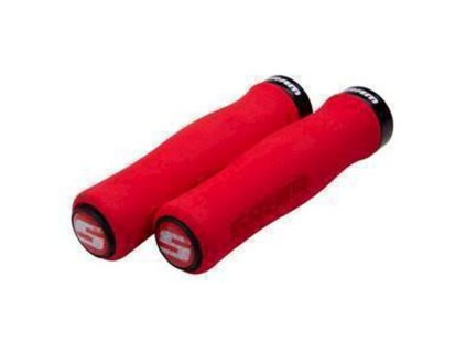 SRAM SRAM LOCKING GRIPS FOAM CONT 129 RED/BLK