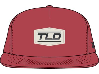 TLD CAP SPEED PATCH Pätky Poppy Red