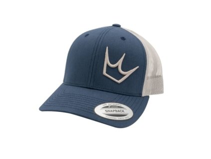 PEATYS'S PUBWEAR TRUCKER CAP CROWN NAVY / SILVER