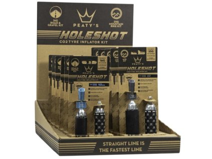 PEATYS'S HOLESHOT CO2 PUMPA + BOMBY 2 KS - 6X 16G // 6X 25G - 12 FARIEB ZMIEŠANÝCH