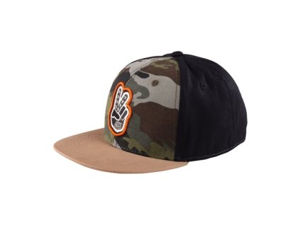 TLD DETSKÁ ČIAPKA PEATYS OUT BLACK / FOREST CAMO