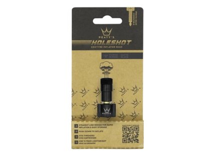 PEATYS'S HOLESHOT HEAD CO2 PUMPA ČIERNA