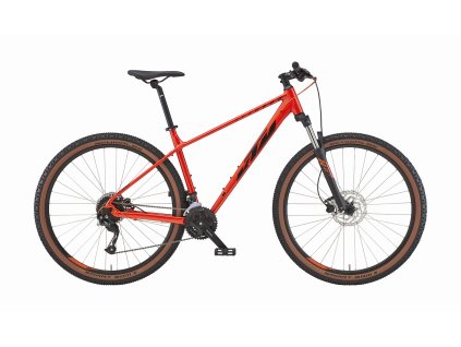 Horský bicykel KTM Chicago 271 2022 (Veľkosť rámu 43 cm, Priemer kolies 27,5”, Farba oranžová)