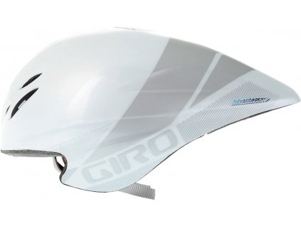 Prilba na bicykel GIRO Advantage White Silver 2022 55-59