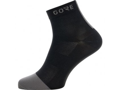 GORE M Light Mid Socks-black/graphite grey-35/37