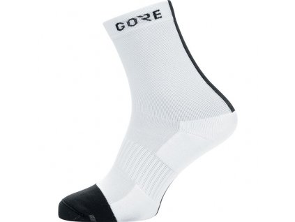 GORE M Mid Socks-white/black-35/37