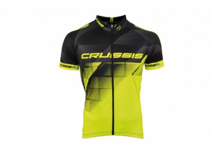 Cyklistický dres - černá / žlutá fluo, vel. S