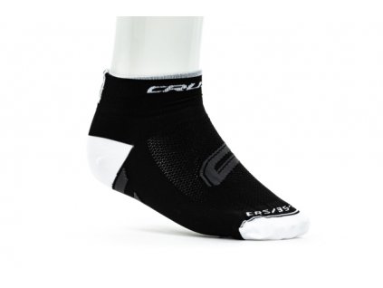 Cyklistické ponožky CRUSSIS, černo/bílé, vel. 39-42