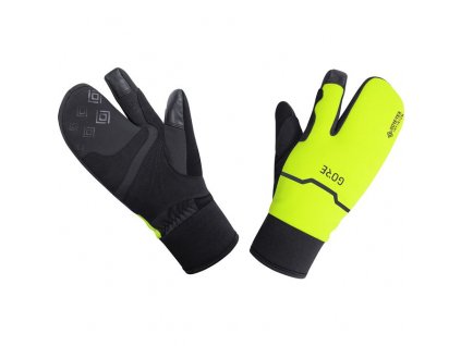 GORE GTX Infinium Thermo Split Gloves-black/neon yellow-8