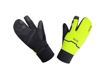 GORE GTX Infinium Thermo Split Gloves-black/neon yellow-9