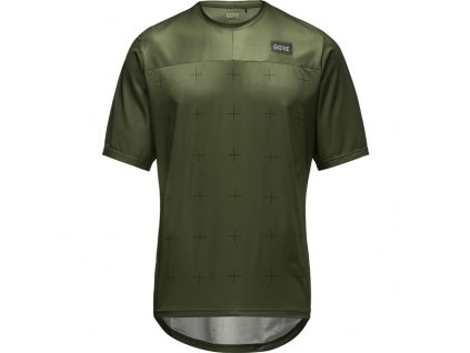 GORE TrailKPR Daily Shirt Mens utility green XXL