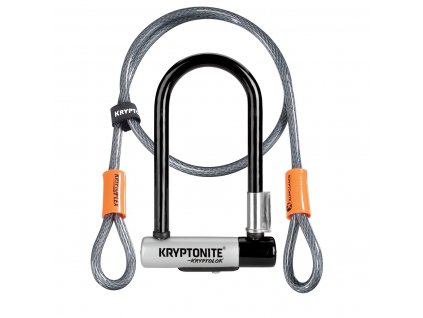 Zámok na kľúč KRYPTONITE U Kryptolok Mini-7 + lanko