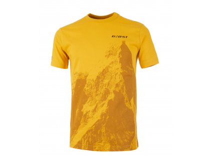 Tričko GHOST MTN Casual Line Peak Yellow - M