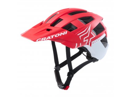 Prilba CRATONI AllSet Pro Red/White Matt - M/L (58-61cm)