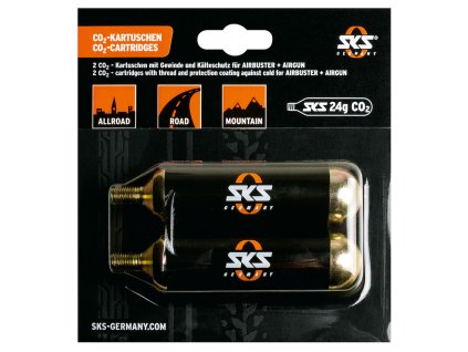 CO2 bombička SKS Co2 24G Cartridge Set Of 2 PC For Airbuster, Threaded