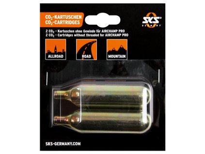 CO2 bombička SKS Co2 16G Cartridge Set Of 2 Pcs For Airchamp, Non-Threaded